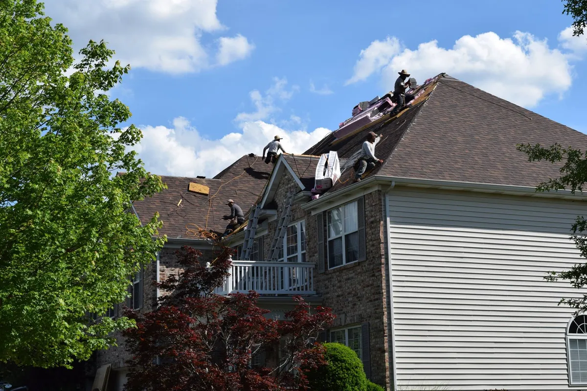 A close-up of roof underlayment material, highlighting its role in roofing challenges.